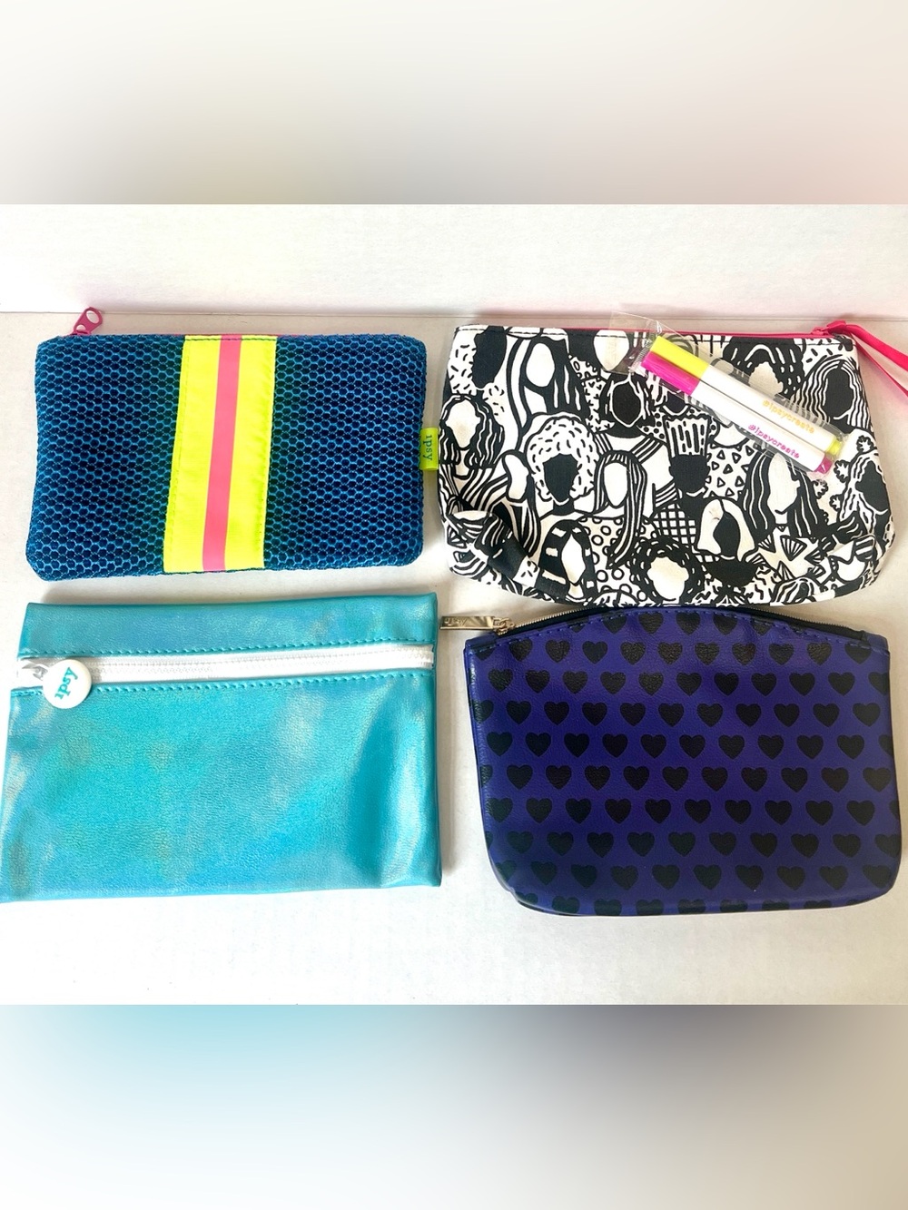 ipsy Cosmetic Bag Pouch Bundle